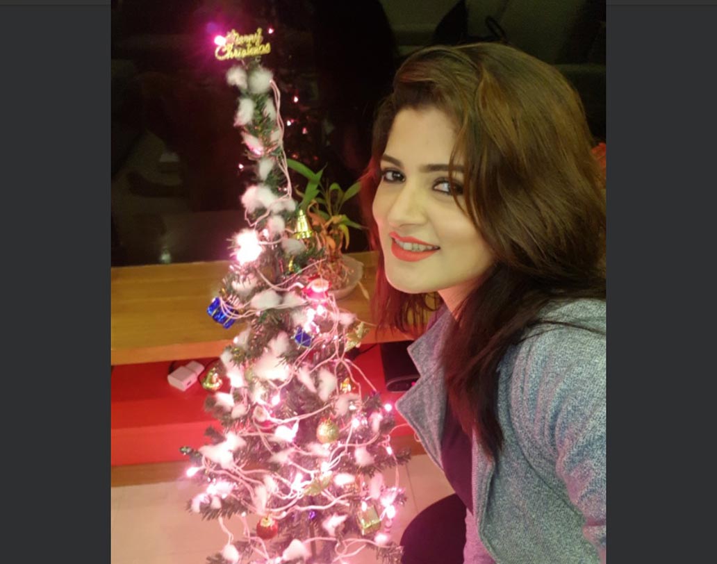টলিউড অভিনেত্রী শ্রাবন্তী শেয়ার করেছেন এই ছবি। ক্রিসমাস ট্রি-র সামনে বসে স্পেশ্যাল এই ছবি তুলেছেন নায়িকা। সবাইকে বড়দিনের শুভেচ্ছাও জানিয়েছেন।