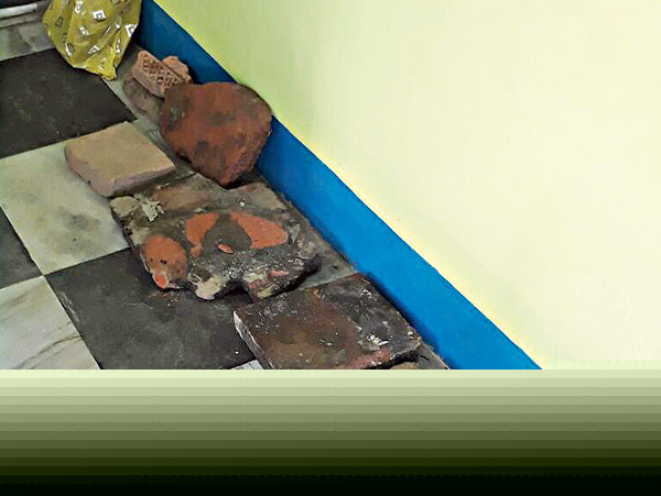 Archaeological Survey of India recovered ancient bricks from Cooch Behar