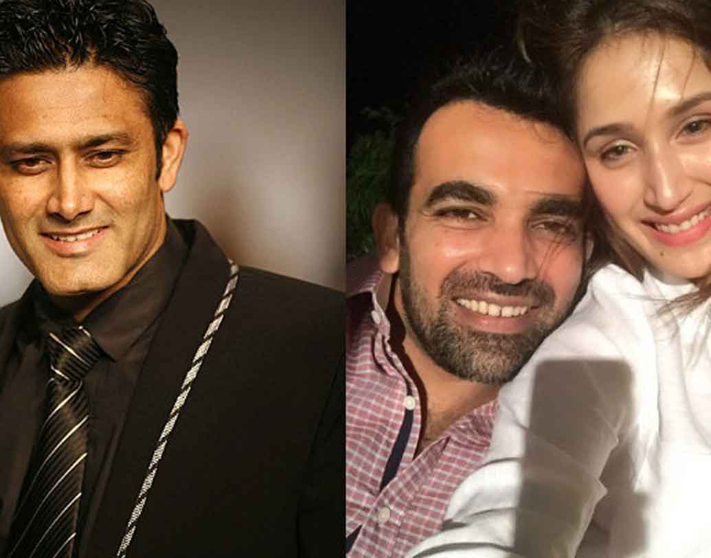 অনিল কুম্বলে-সাগরিকা ঘাটগে:
এনগেজমেন্ট সেরে সোশ্যাল মিডিয়ায় ছবি দিয়েছিলেন জাহির খান ও সাগরিকা ঘাটগে। অভিনন্দন জানাতে চেয়েছিলেন অনিল কুম্বলে। কিন্তু এখানেই একটা ছোট্ট ভুল করে বসেন তিনি। ‘কনগ্রাচুলেশন’ লিখে জাহির ও সাগরিকাকে ট্যাগ করতে গিয়ে ভুল সাগরিকাকে ট্যাগ করে ফেলেন কুম্বলে। সাংবাদিক সাগরিকা ঘোষকে ট্যাগ করে দেন তিনি। এই নিয়েও শুরু হয়ে যায় ট্রোলিং। কিছুক্ষণের মধ্যেই ভুল বুঝতে পারেন কুম্বলে। অন্যদিকে, সাগরিকা ঘোষও এর উত্তরে মজা করে লেখেন, ‘‘ওওপসস, রং সাগরিকা! ম্যায় দো বচ্চে কি মা হুঁ।’’