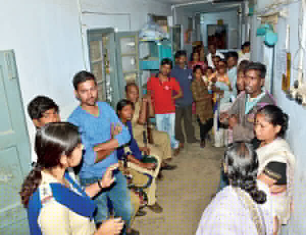 Problem in a block hospital for a conscious surgery