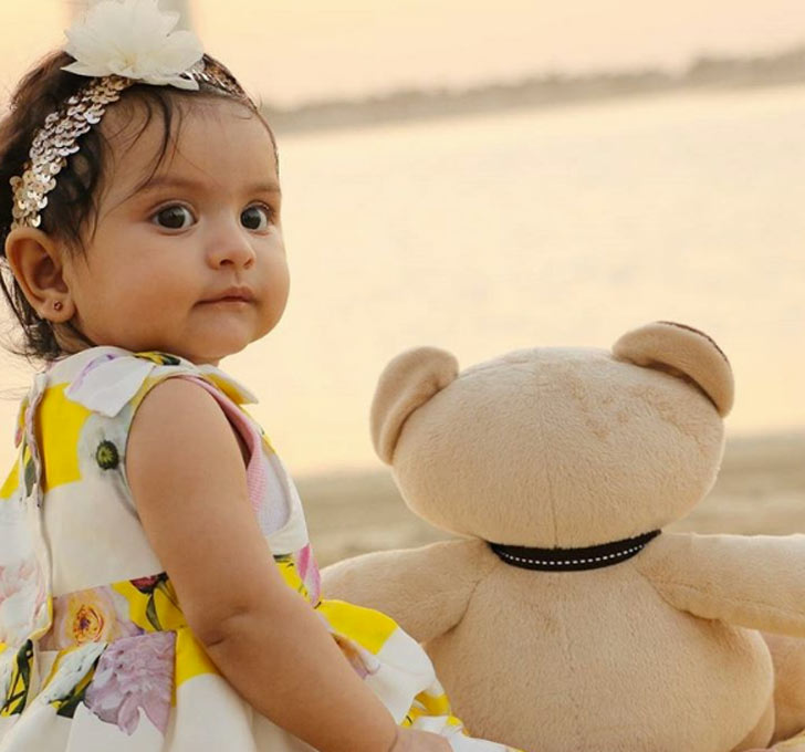 গত ২০ জুন সকালে এই ফুটফুটে কন্যাসন্তানের জন্ম দিয়েছিলেন ডিম্পি।