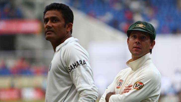 অক্টোবর, ২০০৮- অনিল কুম্বলের নেতৃত্বে অস্ট্রেলিয়ার বিরুদ্ধে ২-০ টেস্ট সিরিজ জেতে ভারত। চারটি টেস্টের মধ্যে প্রথম এবং তৃতীয় টেস্ট ড্র করে অস্ট্রেলিয়া।