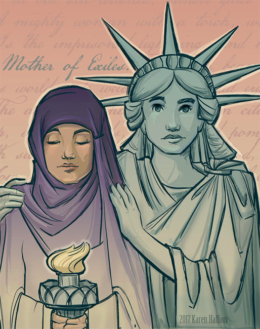 এই কার্টুনের স্রষ্টা ক্যারেন হ্যালিয়ন। #নোব্যাননোওয়াল।