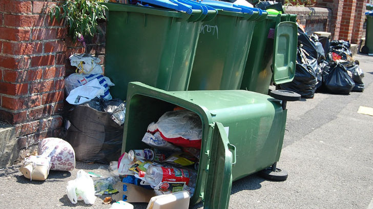 আবর্জনাকে ব্রিটিশ ইংরেজিতে বলা হয় রাবিশ (Rubbish),  আমেরিকান ইংরেজিতে বলা হয় গারবেজ (Garbage)।