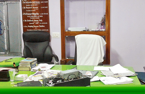 College principal in panic after attack on him 