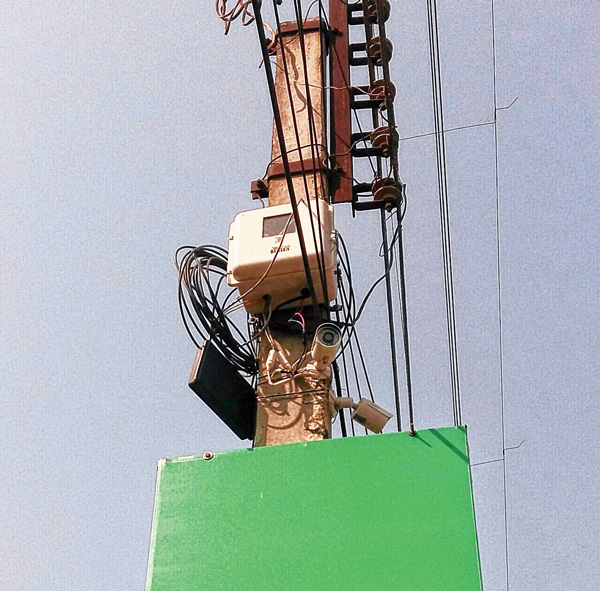 CCTV surveillance in the main lanes of Kharagpur