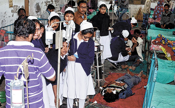 58 Injured in two accidents, 1 person died