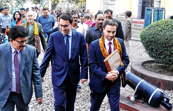 French Ambassadors came for a visit in Chandannagar