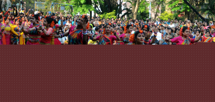 খোল দ্বার খোল... গল্ফ গ্রিনে বসন্তোৎসব।