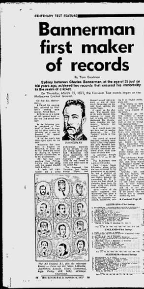 জবাবে ইংল্যান্ড ব্যাট করতে নেমে হ্যারি জাপ (৬৩) ছাড়া আর কেউ উল্লেখযোগ্য রান করতে পারেনি। ইংল্যান্ড প্রথম ইনিংসে করে ১৯৬।