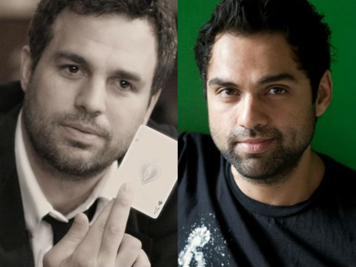 অভয় দেওল-মার্ক রুফালো: <br> 
আমেরিকার সমাজকর্মী, অভিনেতা, প্রযোজক মার্কের মুখের আদল অনেকটাই অভয় দেওলের মতো।