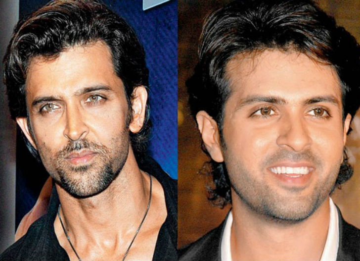 হৃতিক রোশন-হরমন বাওয়েজা: <br> 
অল্প দিনের জন্য বলিউডে মুখ দেখিয়েছিলেন হরমন। কিন্তু তাঁকে দেখেই সকলে একবাক্যে স্বীকার করেছিলেন হুবহু গ্রিক <br> গডের মতো দেখতে হরমন। এমনকী হৃতিকের নাচের স্টাইলও অনুকরণ করতেন হরমন।