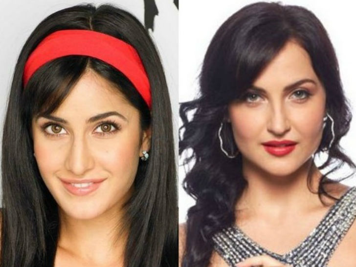 ক্যাটরিনা কইফ-এলি আভ্রাম: <br> 
সুইডিশ গ্রিক অভিনেত্রী এলির মুখের আদল অনেকটাই ক্যাটরিনার মতো।