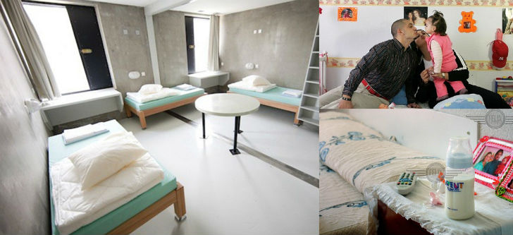 আরানজুয়েজ জেল: <br> 
পারিবারিক জেলখানা হিসাবে খ্যাত স্পেনের এই জেল। পশ্চিমী দুনিয়ায় বিবাহ-বিচ্ছেদের সংখ্যা বেশি। আবার অনেক <br> সময় গার্হস্থ্য হিংসার কারণে জেলেও যেতে হয় বাবা অথবা মা’কে। শিশু বড় হয়ে <br> ওঠে সিঙ্গল পেরেন্টের কাছে। এই সমস্যাকে গুরুত্ব দিয়েই ‘প্রিজন ফর ফ্যামিলিজ’ হয়ে উঠেছে এই জেল। <br> এখানে বাচ্চার সঙ্গে বাবা-মাকে সময় কাটানোর সুযোগ দেওয়া হয়। বাচ্চাদের জন্য বিশেষ ভাবে সাজানো হয় জেলের ঘর। <br> শিশুদের থাকতেও দেওয়া হয় এখানে।