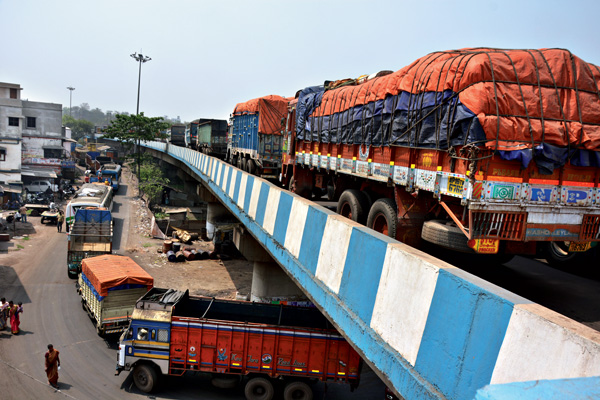 Accident Occurred in Bridge when Constructional work was going on in the bridge