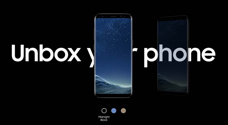 পাঁচ রংয়ে পাবেন গ্যালাক্সি এস ৮ এবং ৮ প্লাস- মিডনাইট ব্ল্যাক, অর্কিড গ্রে, আর্টিক সিলভার, কোরাল ব্লু এবং ম্যাপল গোল্ডয়।