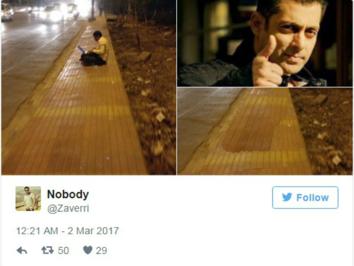 সলমনের সঙ্গে এই কোলাজটি শেয়ার করেছেন একজন।