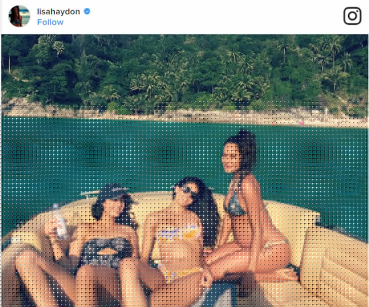 সম্প্রতি গোয়ায় এ ভাবেই অল গার্লস হলিডে উপভোগ করেছেন লিসা।