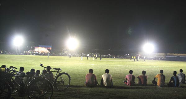 Cricket match happened, people were excited 