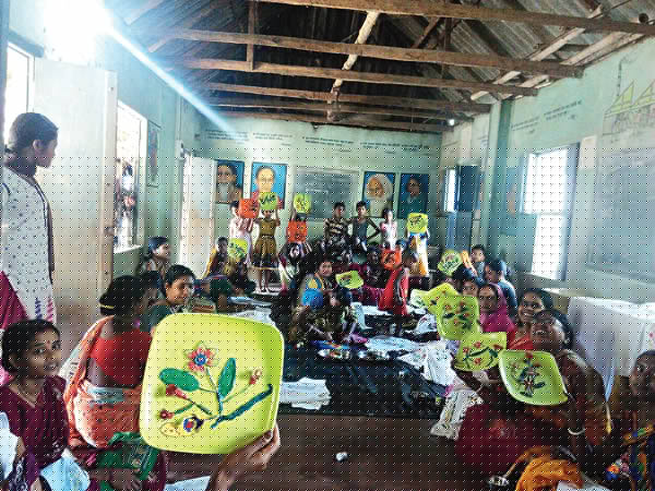 A college adopted a village