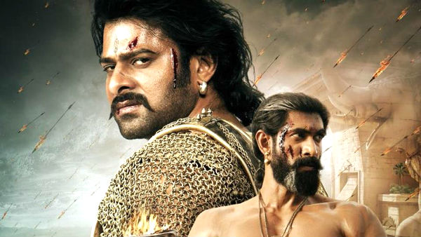 A poster of South Indian Film Baahubali 2.