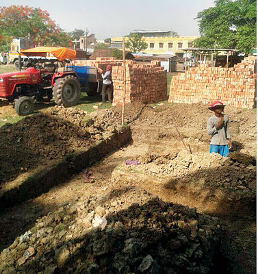 Construction of New Bus stand at Karimpur