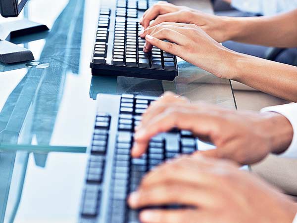 Machine is squeezing in the work of information technology