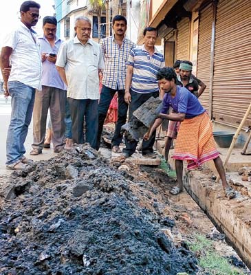 Fine will be charged in case of draining the sewage