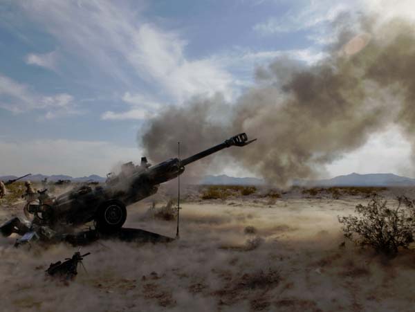 Two M777 Ultra-Light Howitzers arrive from U.S.