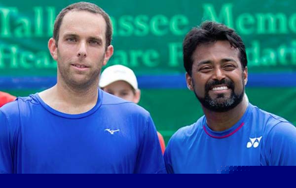 Leander Paes is going to be tied in doubles with Scott Lipsky