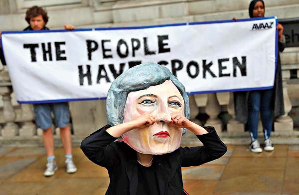 British Society is saying their Government to be slow