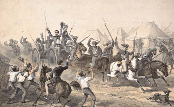 Hindu and Muslim both religion were involved in Indian Rebellion of 1857
