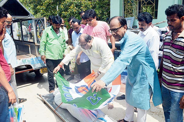 TMC worker murdered at Kalna after protest