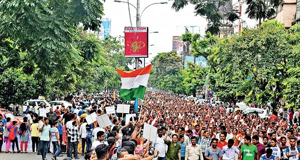 Siliguri protests against Gorkhaland
