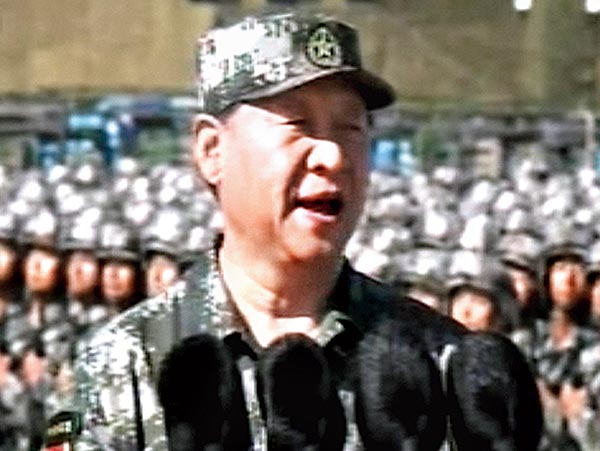 The Chinese army has the power to destroy any infiltrating enemy: Xi Jinping