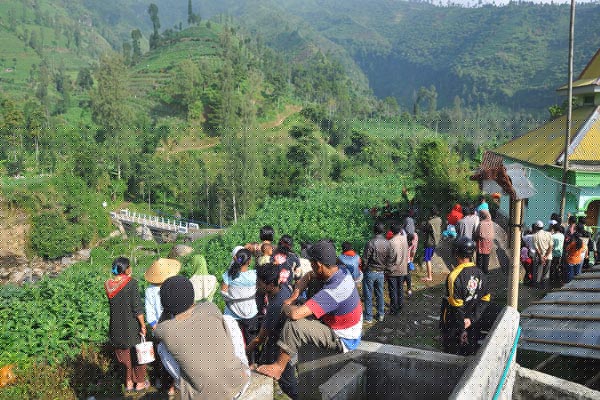 Rescue helicopter crashed in central Java, Indonesia