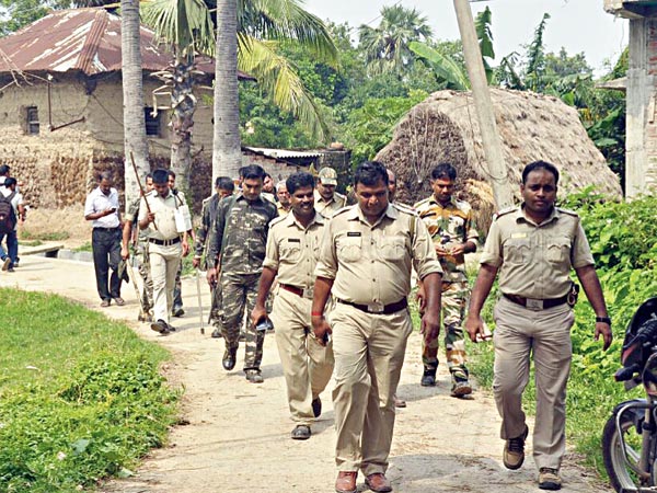 Tension spread over two groups of TMC in Chandpur village of Nanur