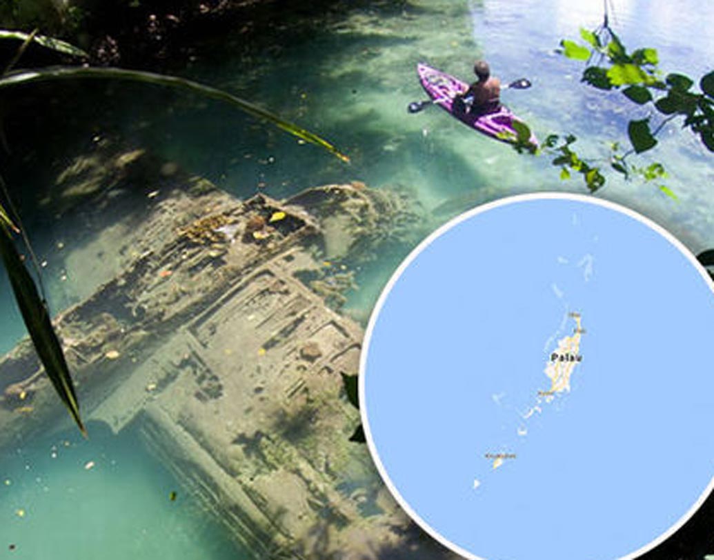 প্রশান্ত মহাসাগরের তীরের পালাও অঞ্চলের একটি নদীর নীচ থেকে উদ্ধার হয়েছে এই বিমানটি।