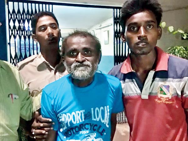 Police helps to return to a Mentally disbalance man
