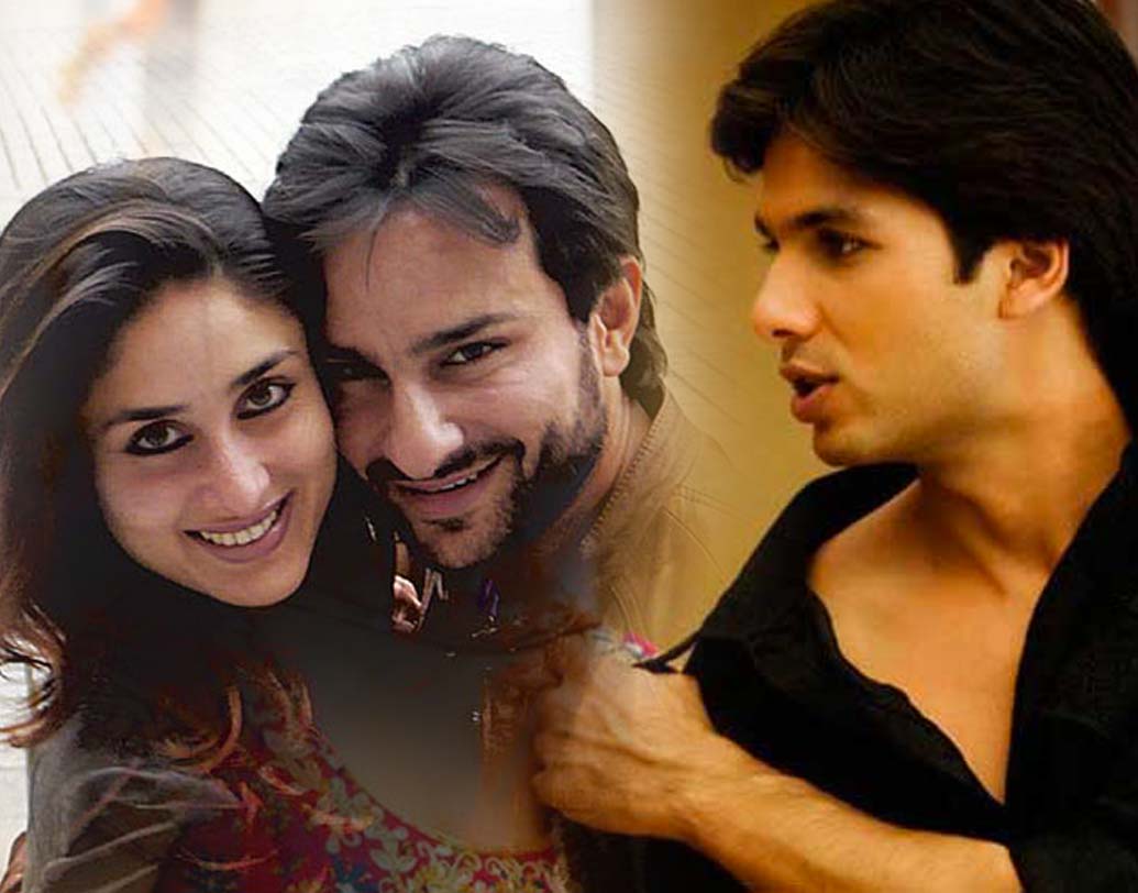 শাহিদ কপূরের ‘চকোলেট বয়’ লুকে মন মজেছিল করিনা কপূরের। ‘ফিদা’ ছবিতে তাঁদের অন-স্ক্রিন কেমিস্ট্রি দ্রুত অফ-স্ক্রিনেও নজর কেড়েছিল। ‘জব উই মেট’-এর পরই সম্পর্ক ভেঙে যায় শাহিদ-করিনার। কারণ ‘তশন’ ছবির সেটে ছোটবেলার ‘ক্রাশ’ সইফ আলি খানের প্রেমে পড়েন করিনা। পরেও বিয়েও করেন।