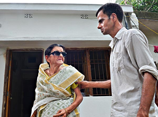 Elderly's house has been renovated with the help of neighbours