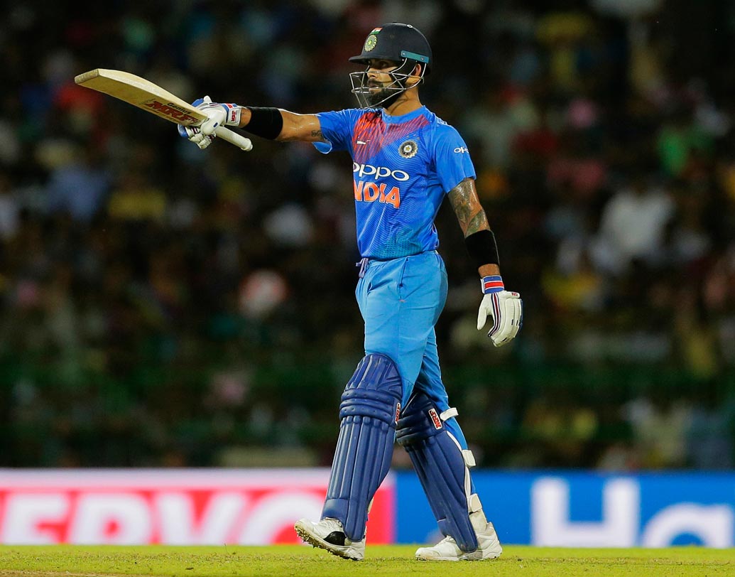 সব ধরনের টি২০-তে বিরাট কোহালির রান ৬৯০৭। তিনি টপকালেন সুরেশ রায়নাকে। বিশ্বে এই মুহূর্তে তিনি ৮ নম্বর।