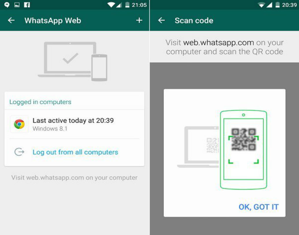 ছোট স্ক্রিনে মেসেজ পড়তে অসুবিধা হলে তার জন্যও রয়েছে ব্যবস্থা। হোয়াটসঅ্যাপ ওয়েব পেজ অপশনে যান। ‘কিউ আর’ কোড দেবে, তার সঙ্গে ব্রাউসারের ‘কিউ আর’ কোড ম্যাচ করলেই খুলে যাবে অ্যাকাউন্ট।