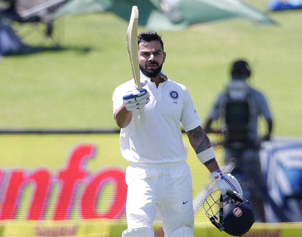 ২০১৭: বিরাট কোহালি, ভারত। ছবি: এএফপি।