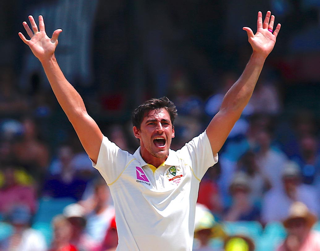 মিচেল স্টার্ক, অস্ট্রেলিয়া। ছবি: রয়টার্স।