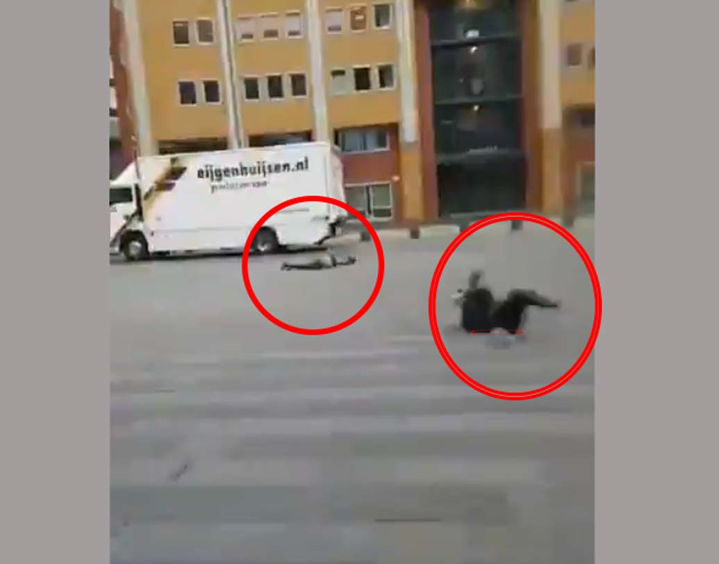 ঝড়ের গতিবেগ এতটাই বেশি ছিল যে, রাস্তা দিয়ে হেঁটে যেতে পারছিলেন না মানুষ। সোশ্যাল মিডিয়ায় শেয়ার হওয়া এক ভিডিওতে দেখা যায়, এক ব্যক্তি রাস্তা পার হতে চাইছেন। রাস্তায় পা দেওয়ার সঙ্গে সঙ্গেই তিনি ঝড়ের তোড়ে নিয়ন্ত্রণ রাখতে না পেরে রাস্তাতেই পড়ে যান। এবং সেই ভীষণ গতিবেগে বয়ে চলা ঝড়ের সঙ্গে রাস্তার উপরে কিছুটা ভেসে এগিয়ে যান।