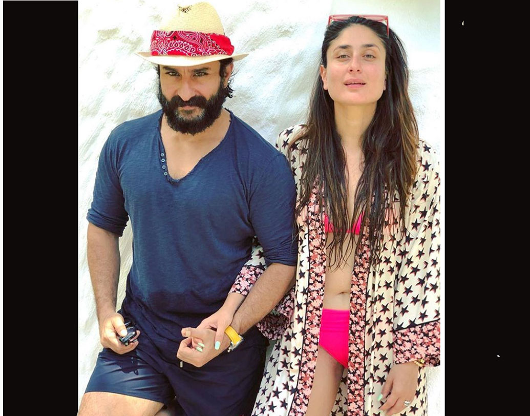 এবার শুধু নবাব সইফ আলি খান আর বেগম করিনা কপূর। বিকিনির উপরে করিনা পরেছেন একটা কাফতান। এই ‘হট অ্যান্ড বোল্ড’ ছবি নিয়ে ইনস্টাগ্রামে বিতর্ক শুরু হয়েছে। অশ্লীল মন্তব্যও ভেসে আসে ‘ভিরে ডি ওয়েডিং’ অভিনেত্রীকে ঘিরে।