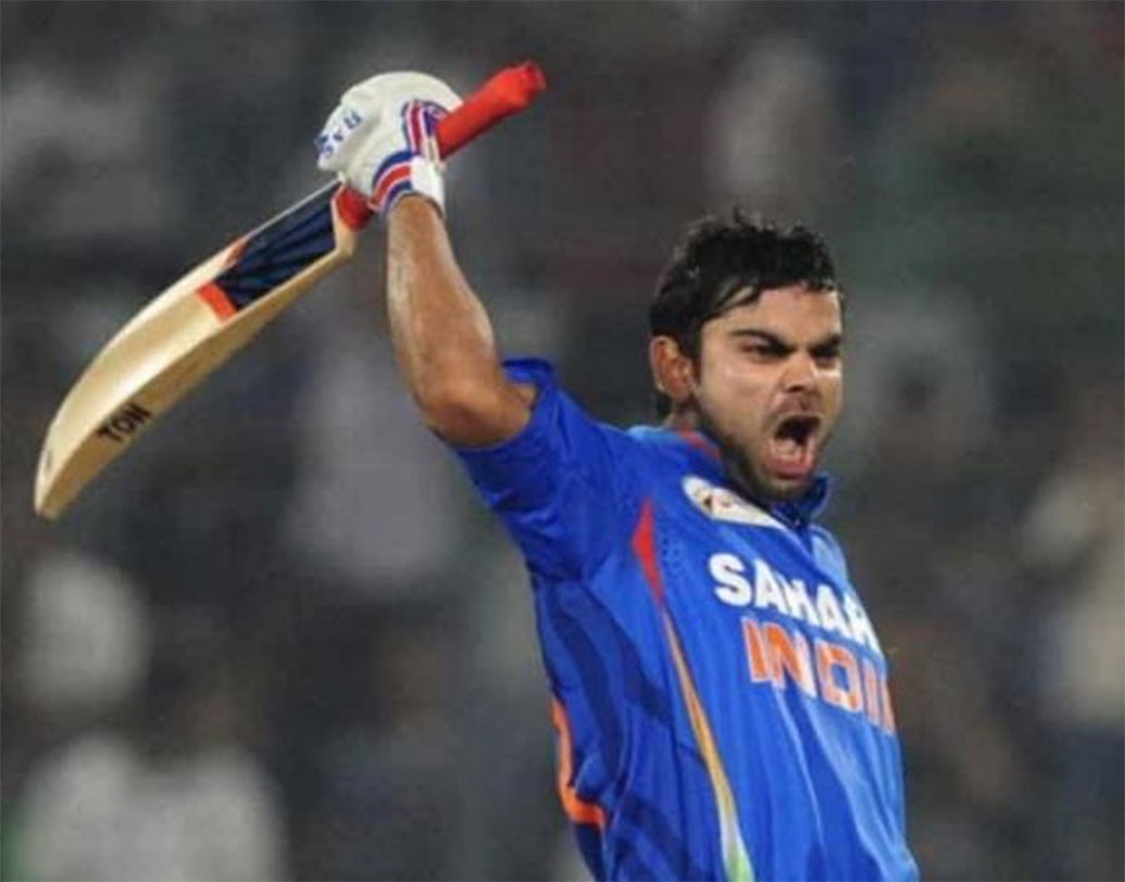 ২০১২ সালে ঢাকার মিরপুরে পাকিস্তানের বিরুদ্ধে বিরাট করেছিলেন ১৮৩ রান। ১৩ বল বাকি থাকতেই পাকিস্তানের বিরুদ্ধে ৩৩০ রান তাড়া করে জেতে ভারত। জয় আসে বিরাটের হাত ধরেই। পাকিস্তানের বিরুদ্ধে একদিনের ম্যাচে এটাই তাঁর সর্বোচ্চ স্কোর।