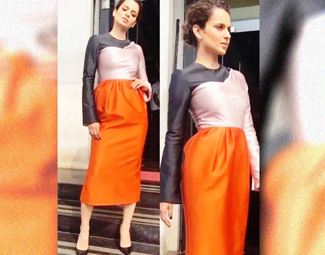 অভিনয় আর সোজাসাপটা কথাবার্তার পাশাপাশি পোশাকেও বরাবরাই নজর কাড়েন কঙ্গনা রানাউত। এই কঙ্গনাই এক বার ফ্যাশন ডিজাইনার বিভু মহাপাত্রের ডিজাইন করা একটি ড্রেস পরে চমকে দিয়েছিলেন সবাইকে। সে ড্রেসের অভিনবত্বে তো বটেই। এমনকি দাম শুনেও চমকে গিয়েছিলেন অনেকেই। ২ লক্ষ টাকা দাম ছিল কঙ্গনার সেই ড্রেসের।