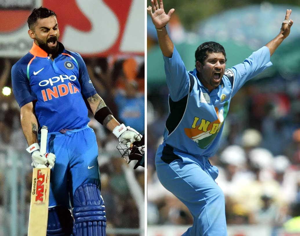 দশ হাজার রানের ক্লাবে পৌঁছনোর সময় ভারতের মোট দলগত রানের ২০.২ শতাংশ অবদান ছিল বিরাটের। আর সচিনের ক্ষেত্রে তা ছিল ১৯.৩ শতাংশ।